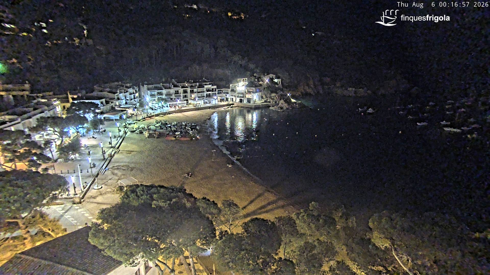 Webcam de Tamariu playa