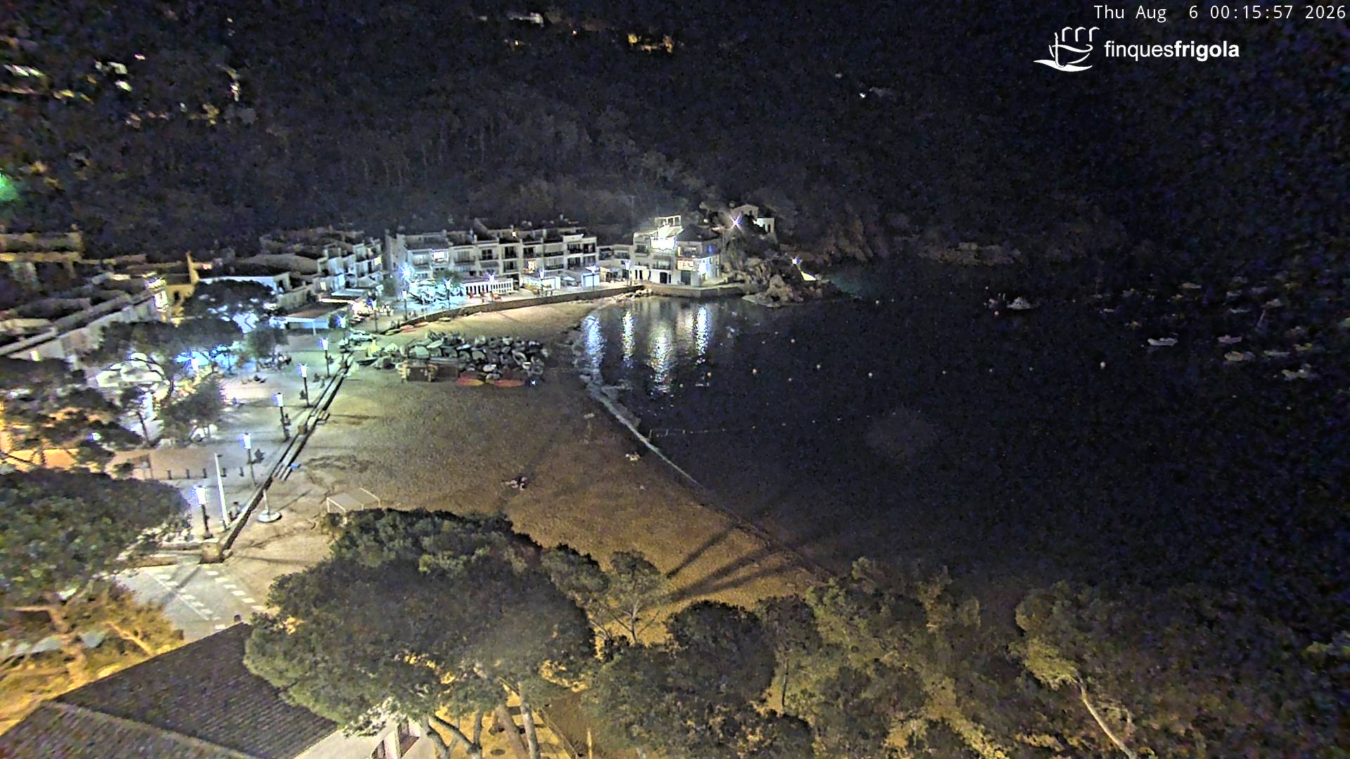 Webcam de Tamariu playa