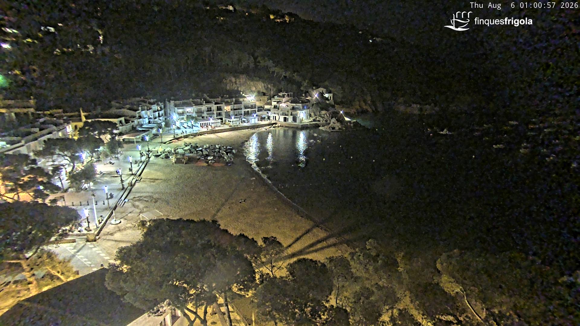 Webcam de Tamariu playa