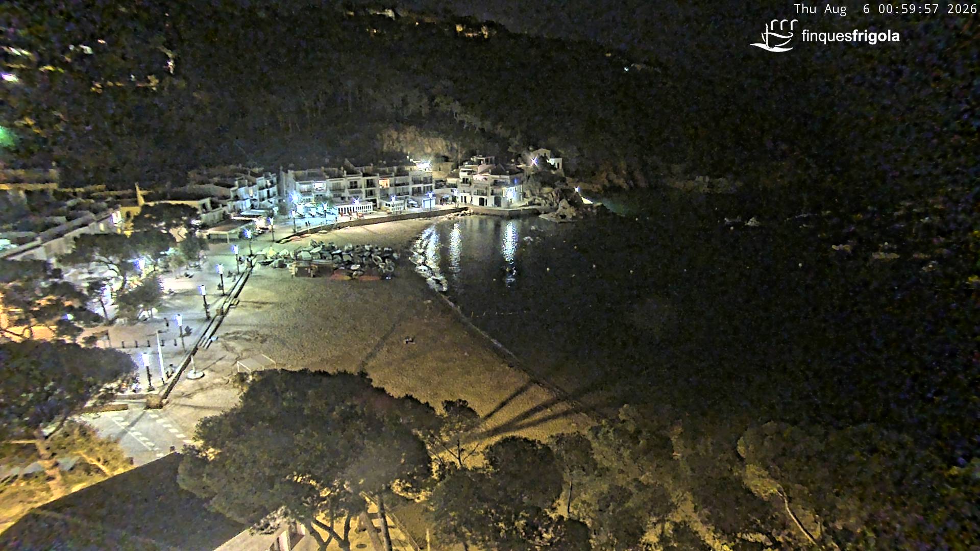 Webcam de Tamariu playa