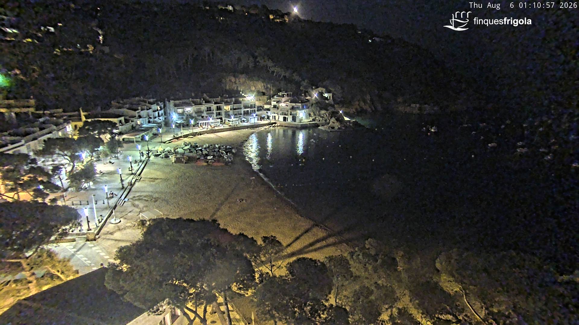 Webcam de Tamariu playa