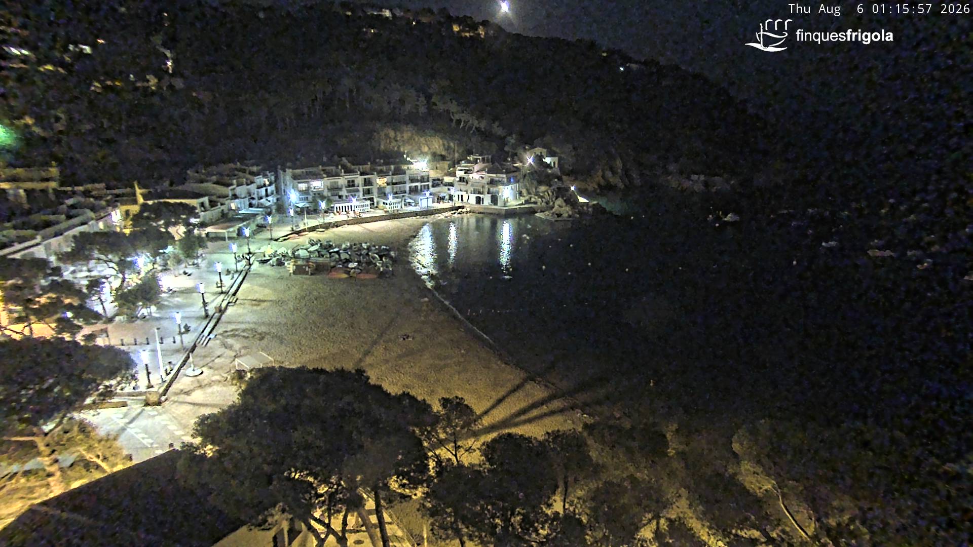 Webcam de Tamariu playa