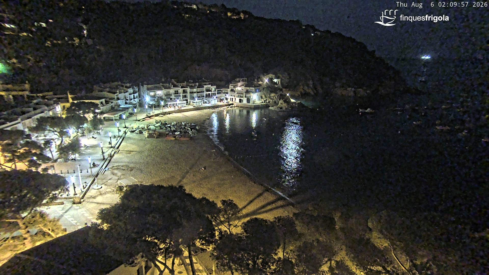Webcam de Tamariu playa