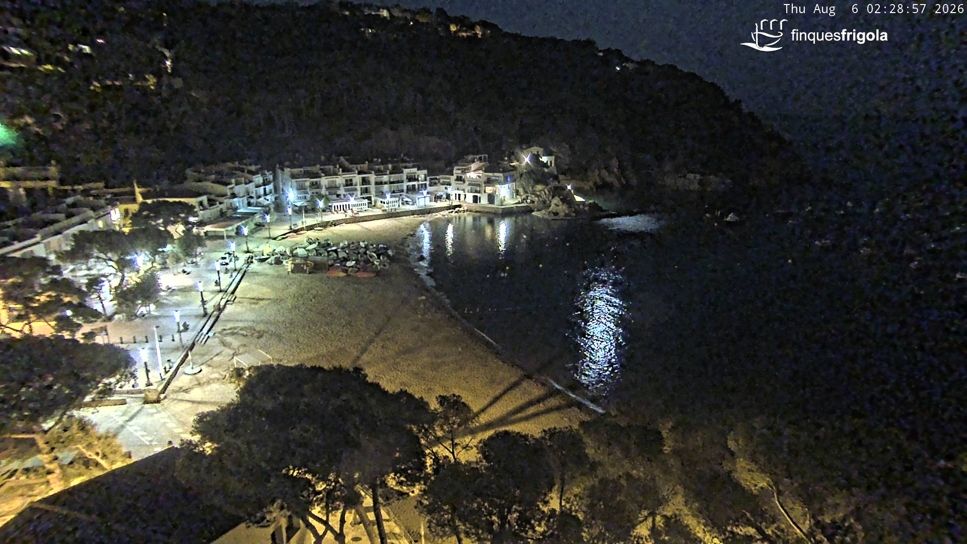 Webcam de Tamariu playa