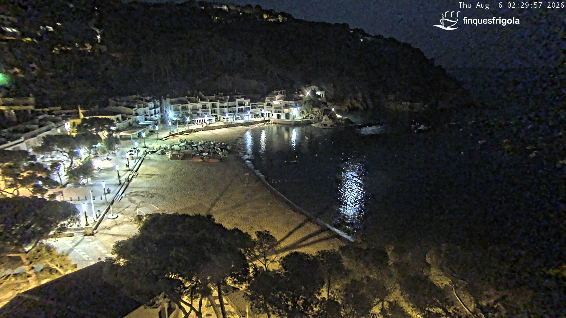 Webcam de Tamariu playa