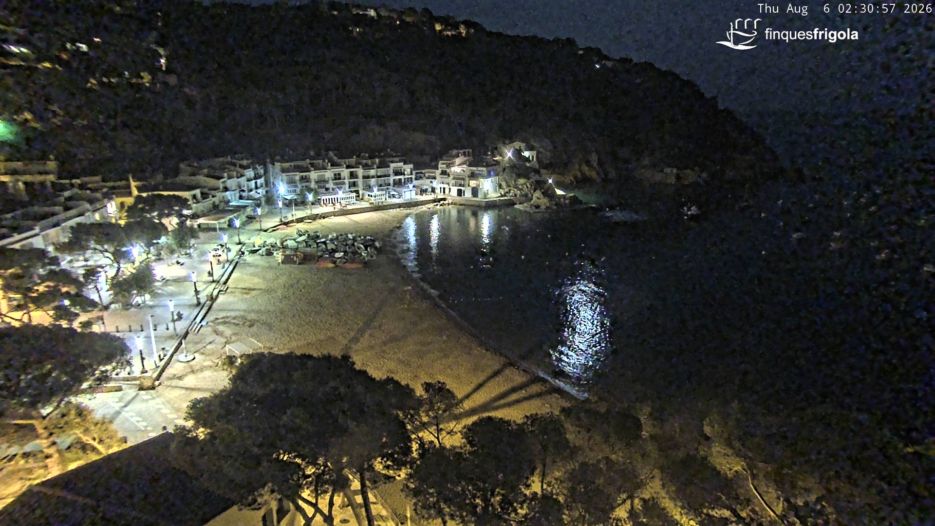 Webcam de Tamariu playa