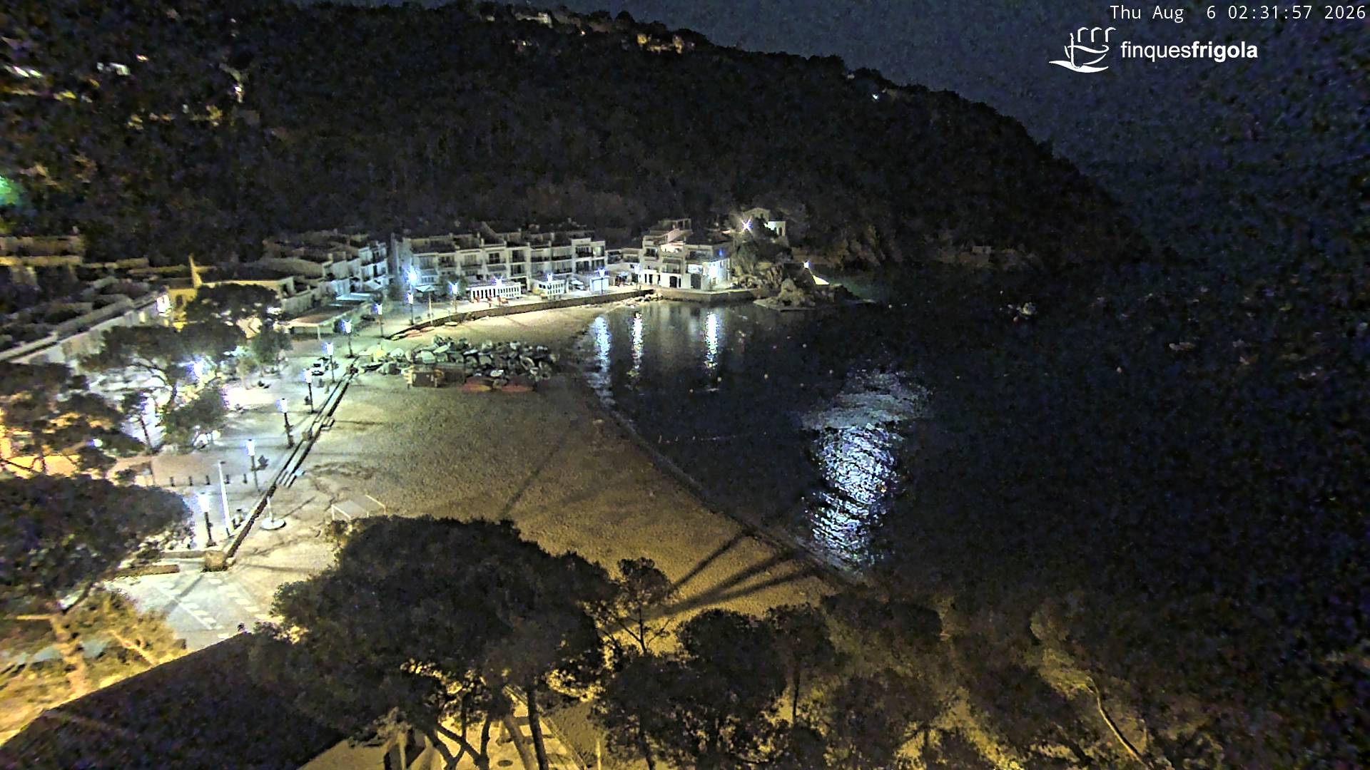 Webcam de Tamariu playa