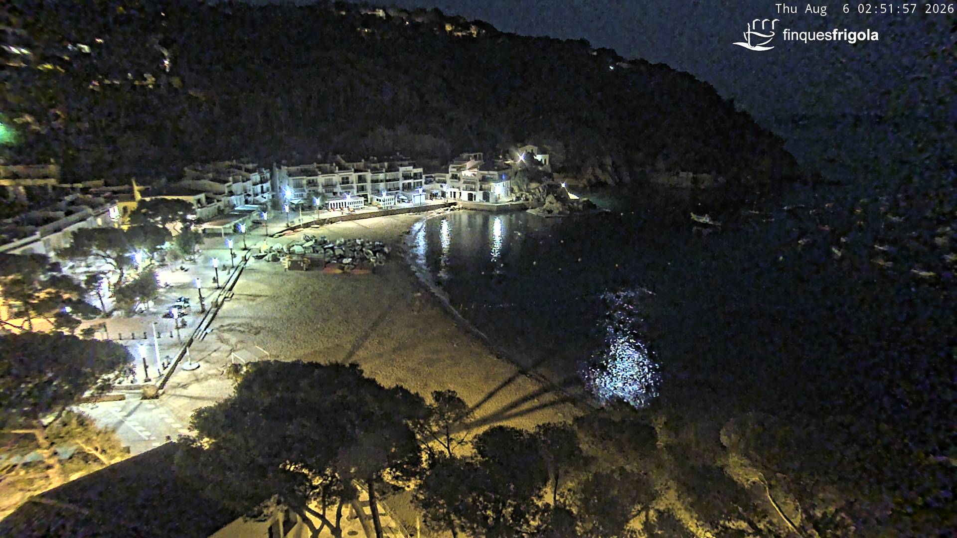Webcam de Tamariu playa