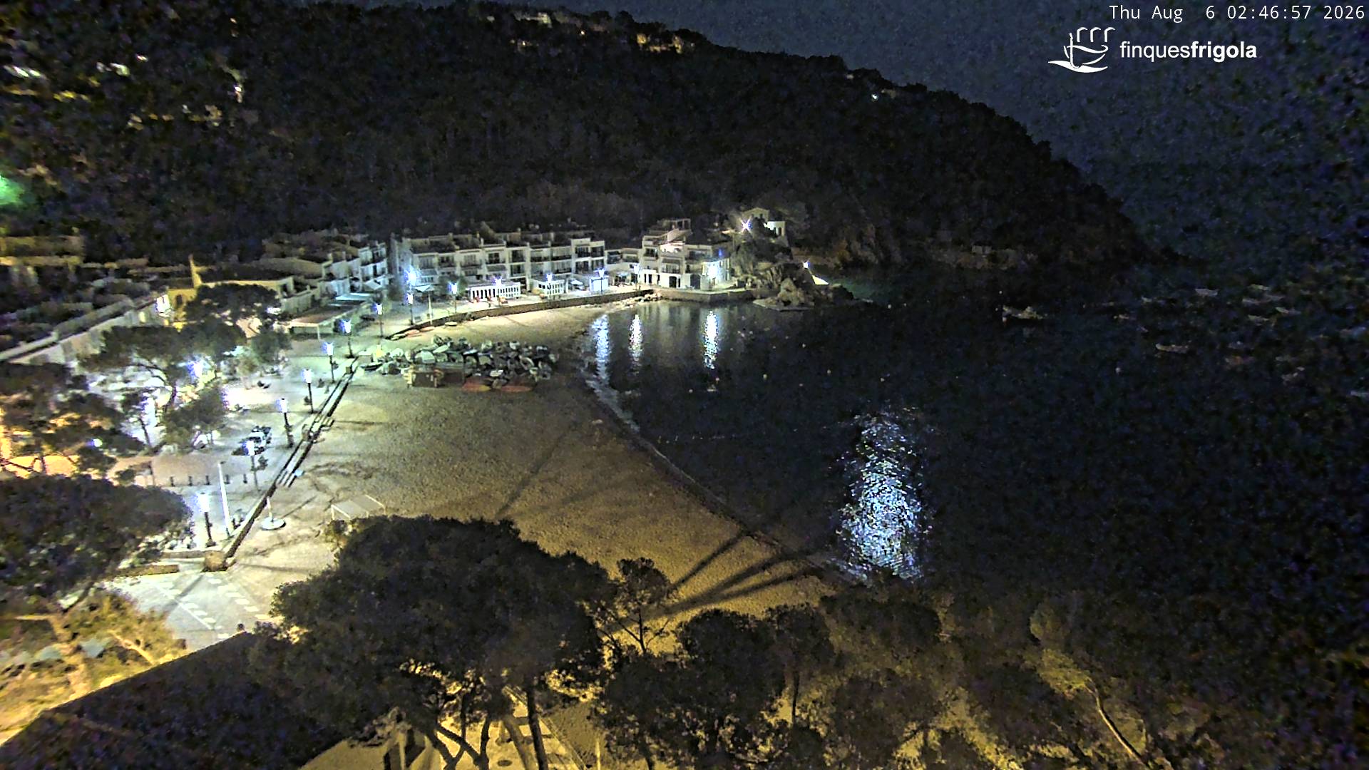 Webcam de Tamariu playa