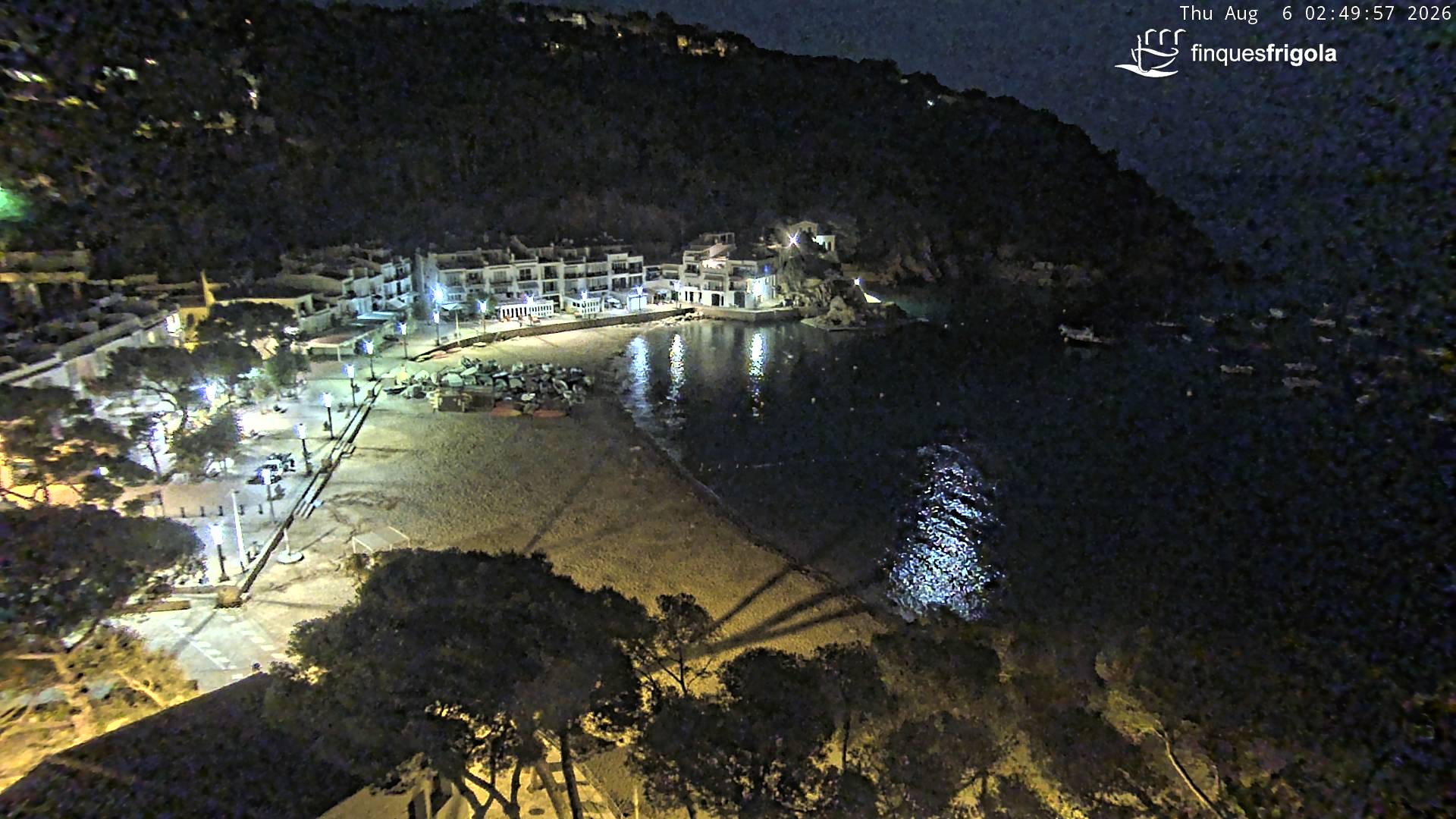 Webcam de Tamariu playa