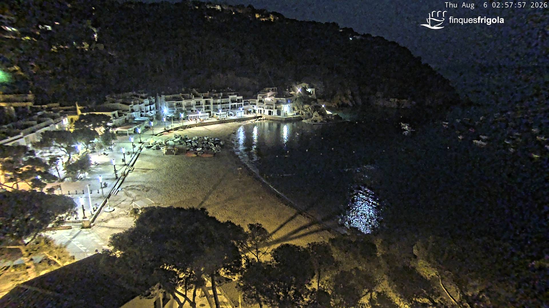Webcam de Tamariu playa