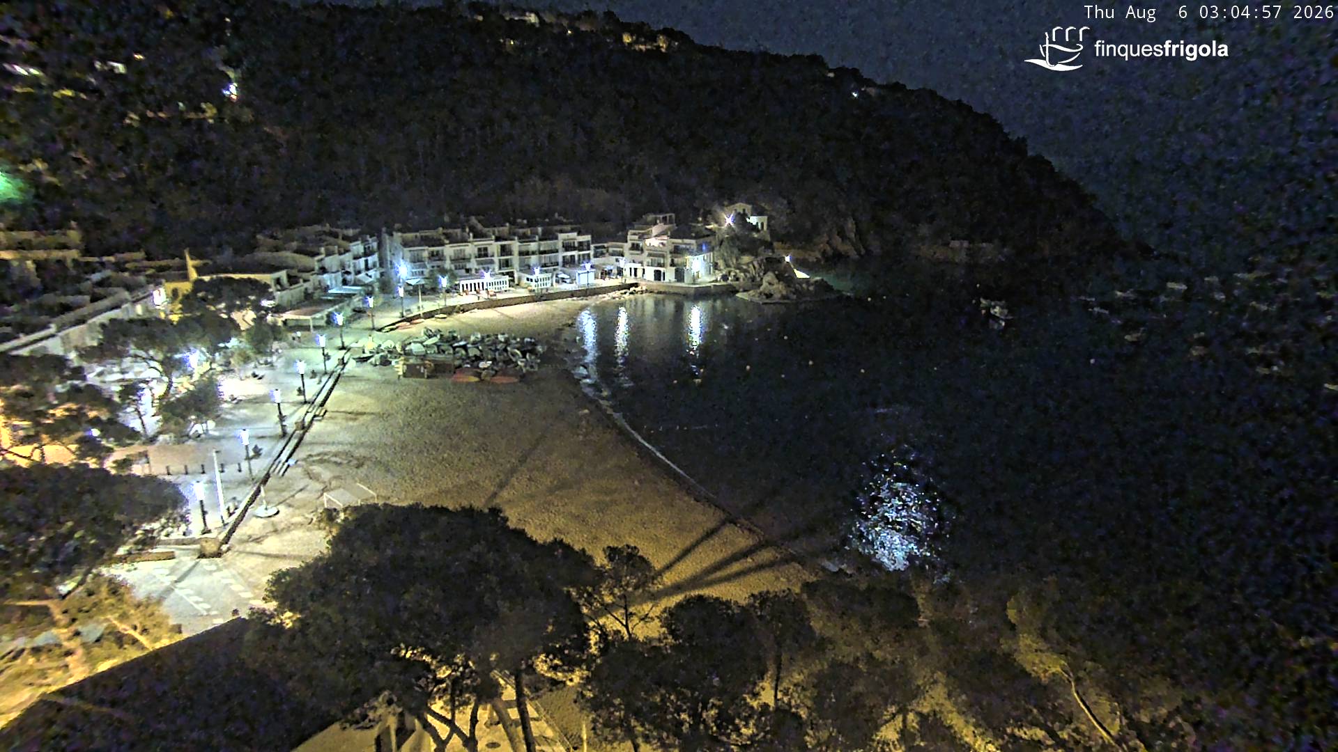Webcam de Tamariu playa