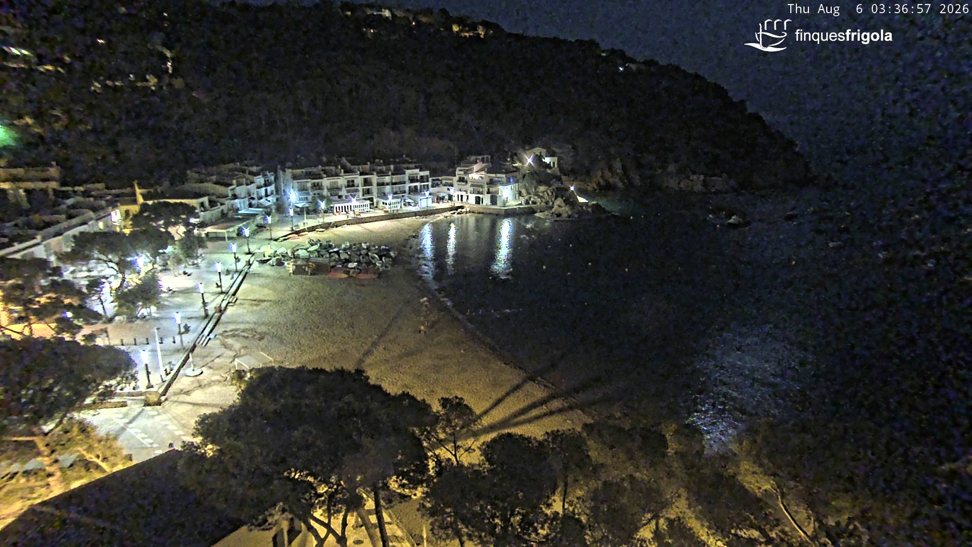 Webcam de Tamariu playa