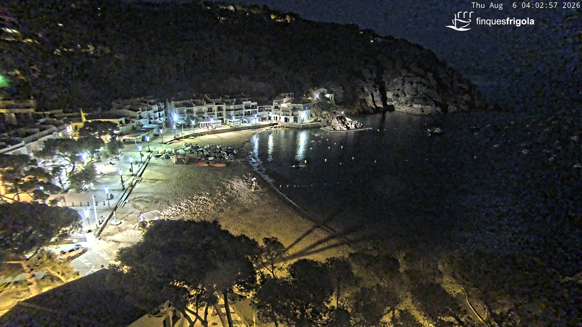 Webcam de Tamariu playa