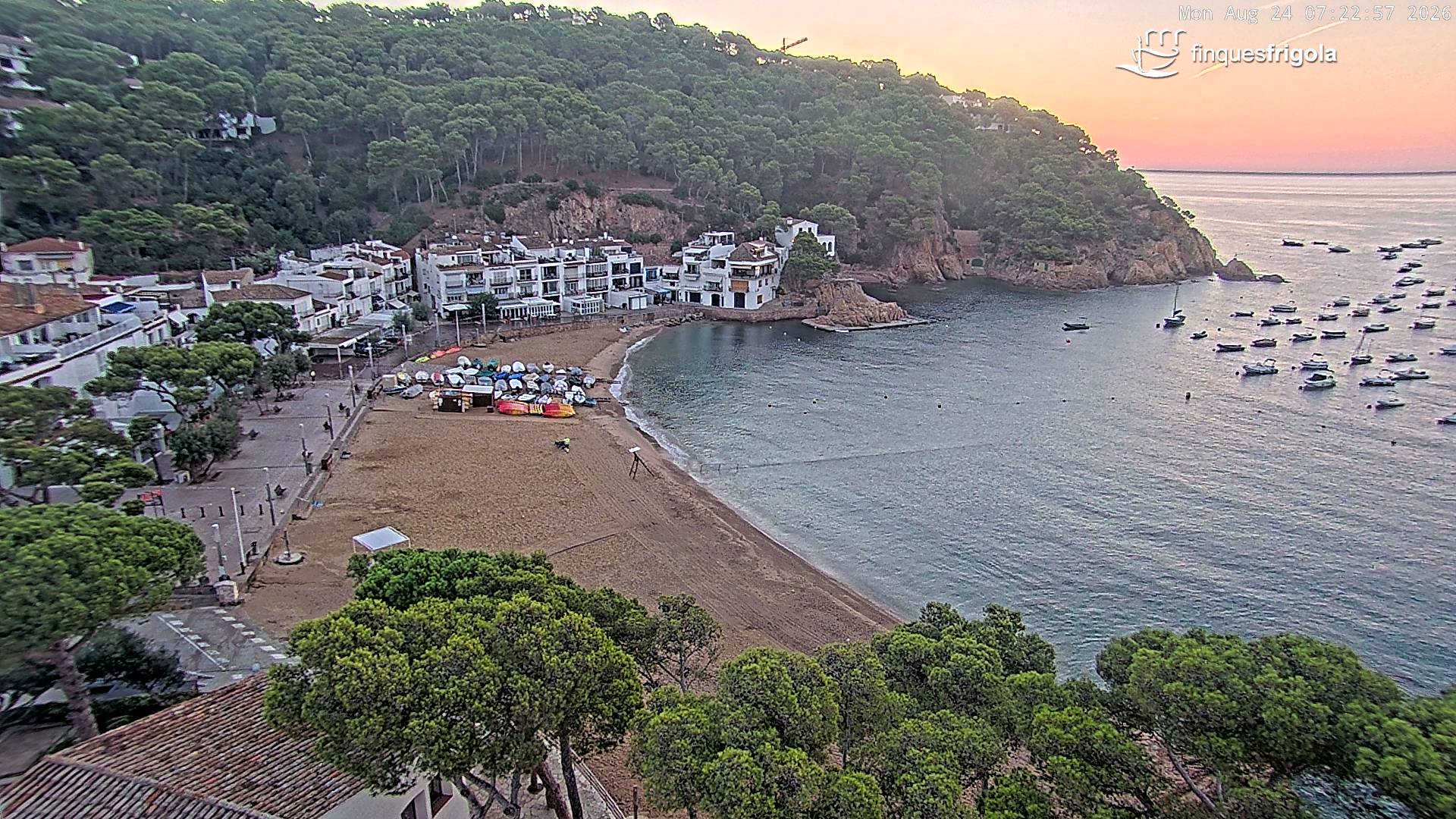 Webcam de Tamariu playa