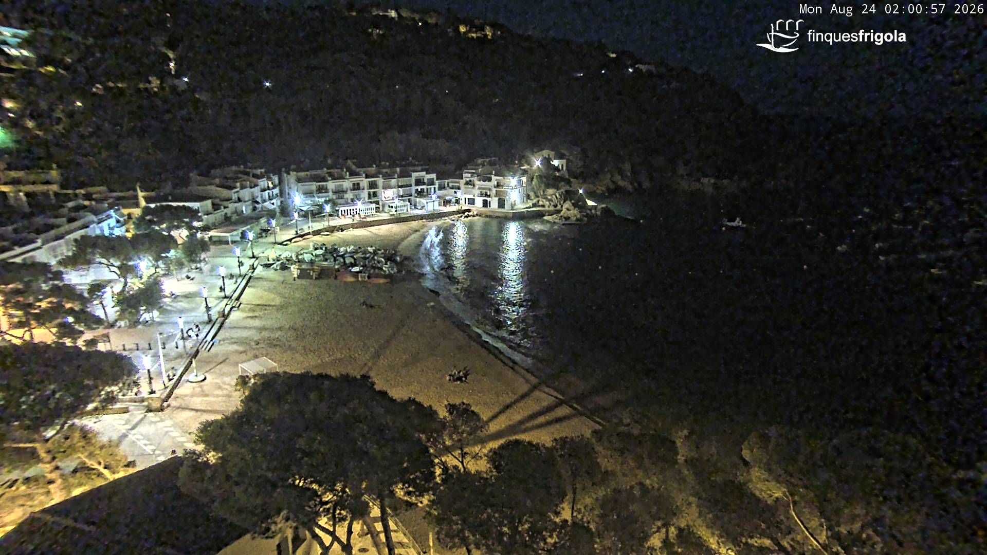 Webcam de Tamariu playa