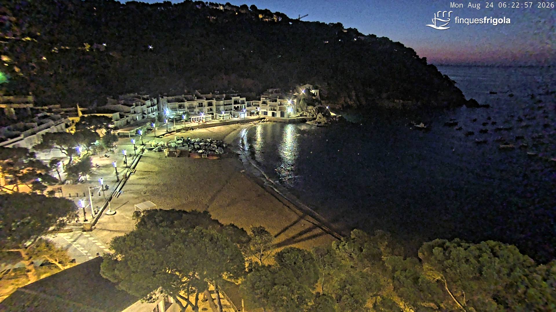 Webcam de Tamariu playa