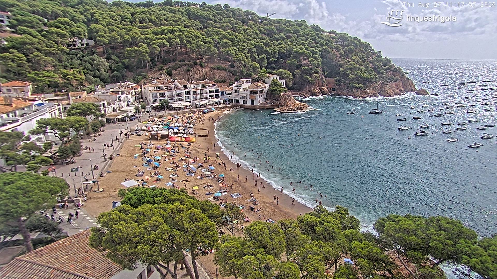 Webcam de Tamariu playa