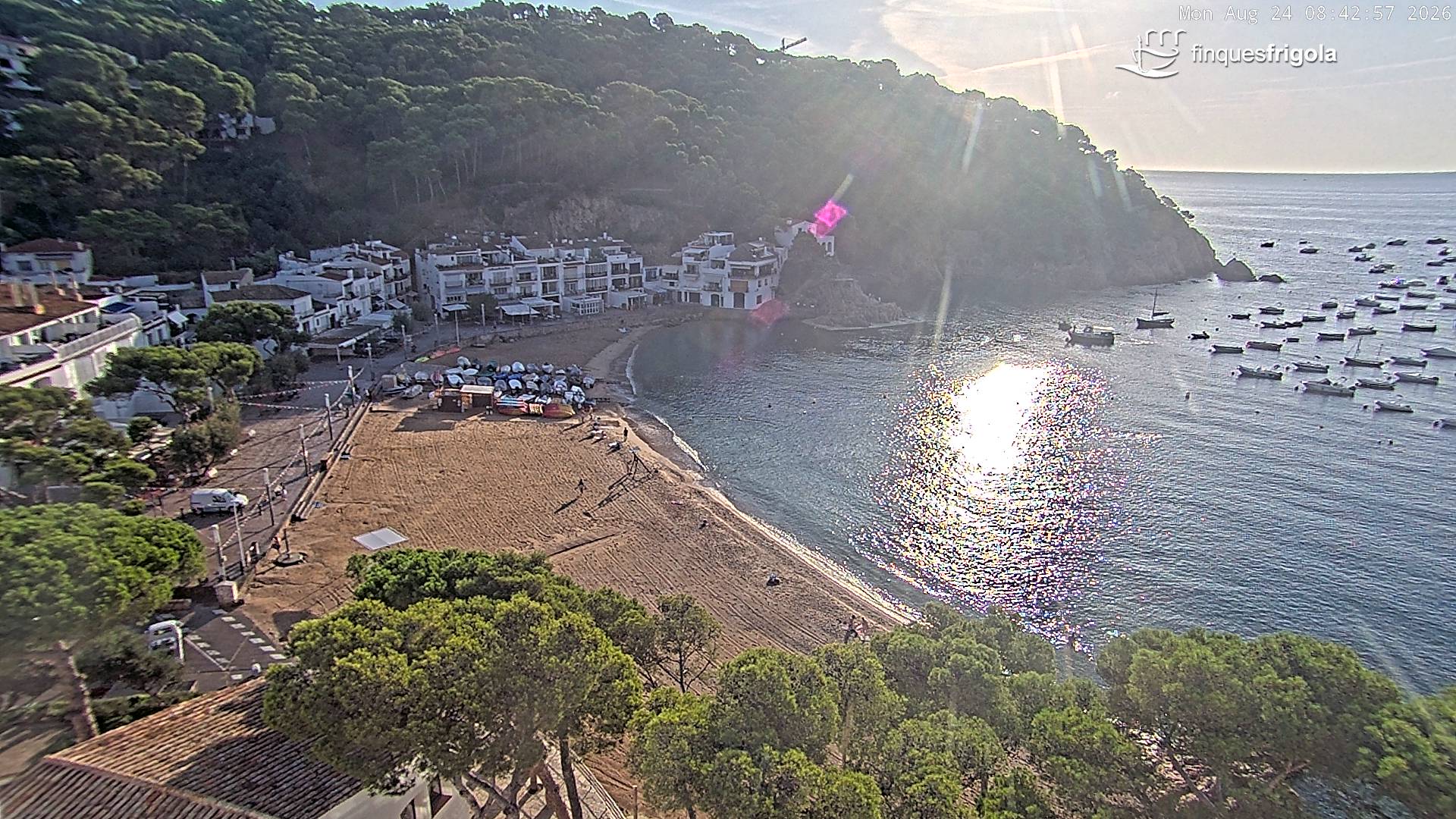 Webcam de Tamariu playa