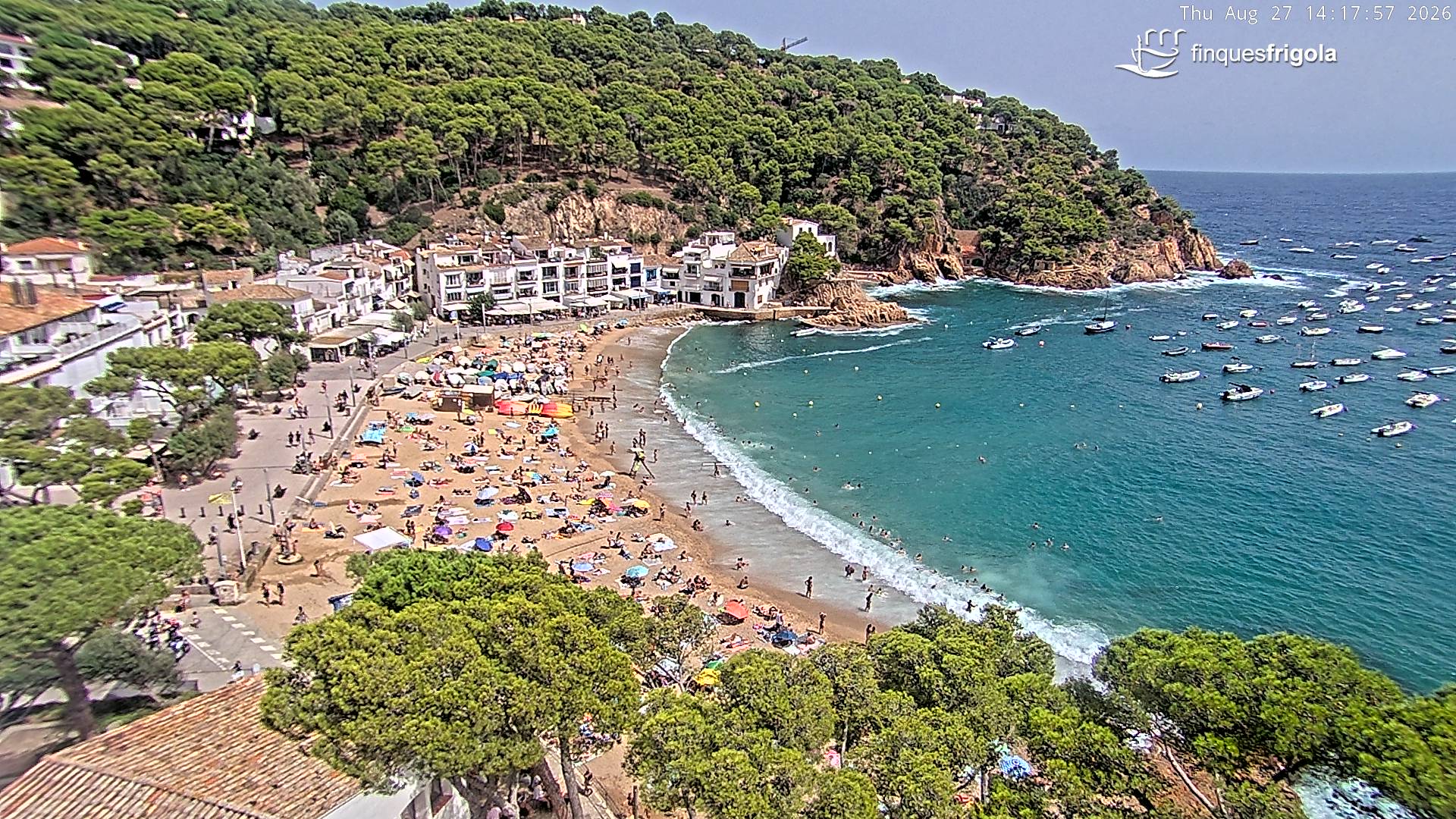 Webcam de Tamariu playa