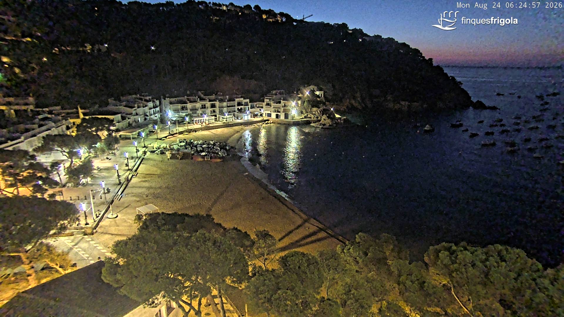 Webcam de Tamariu playa
