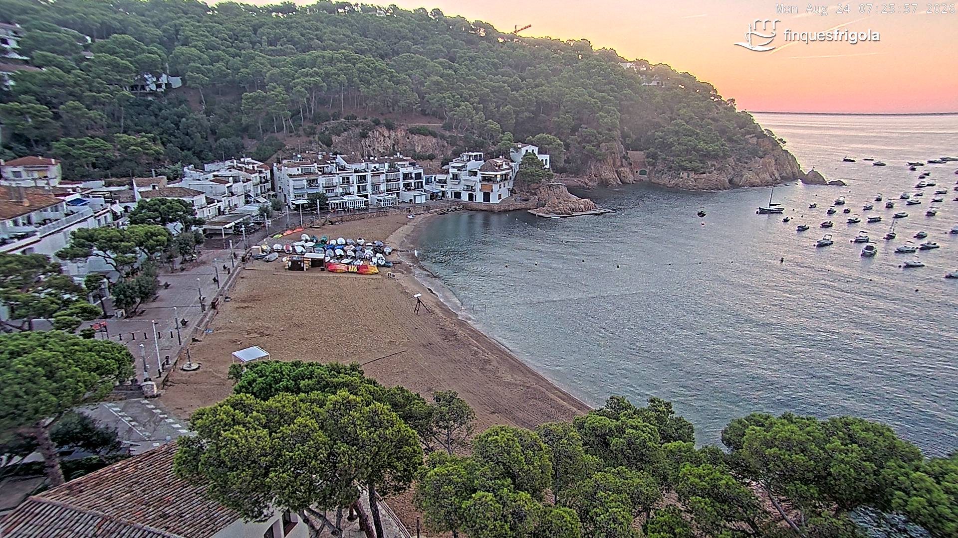 Webcam de Tamariu playa