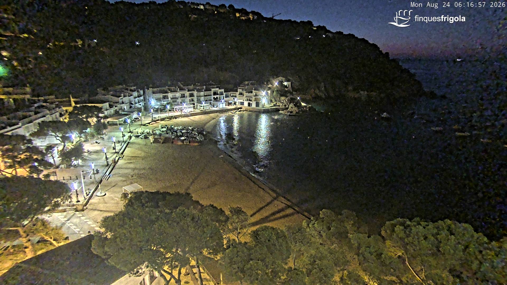 Webcam de Tamariu playa