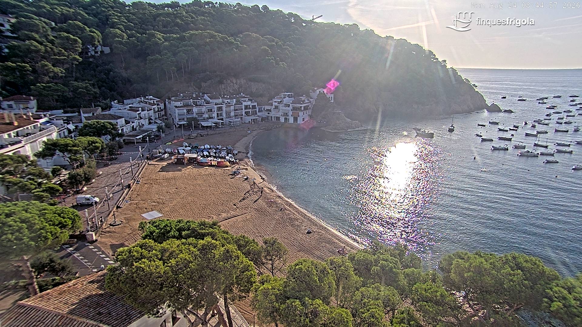 Webcam de Tamariu playa