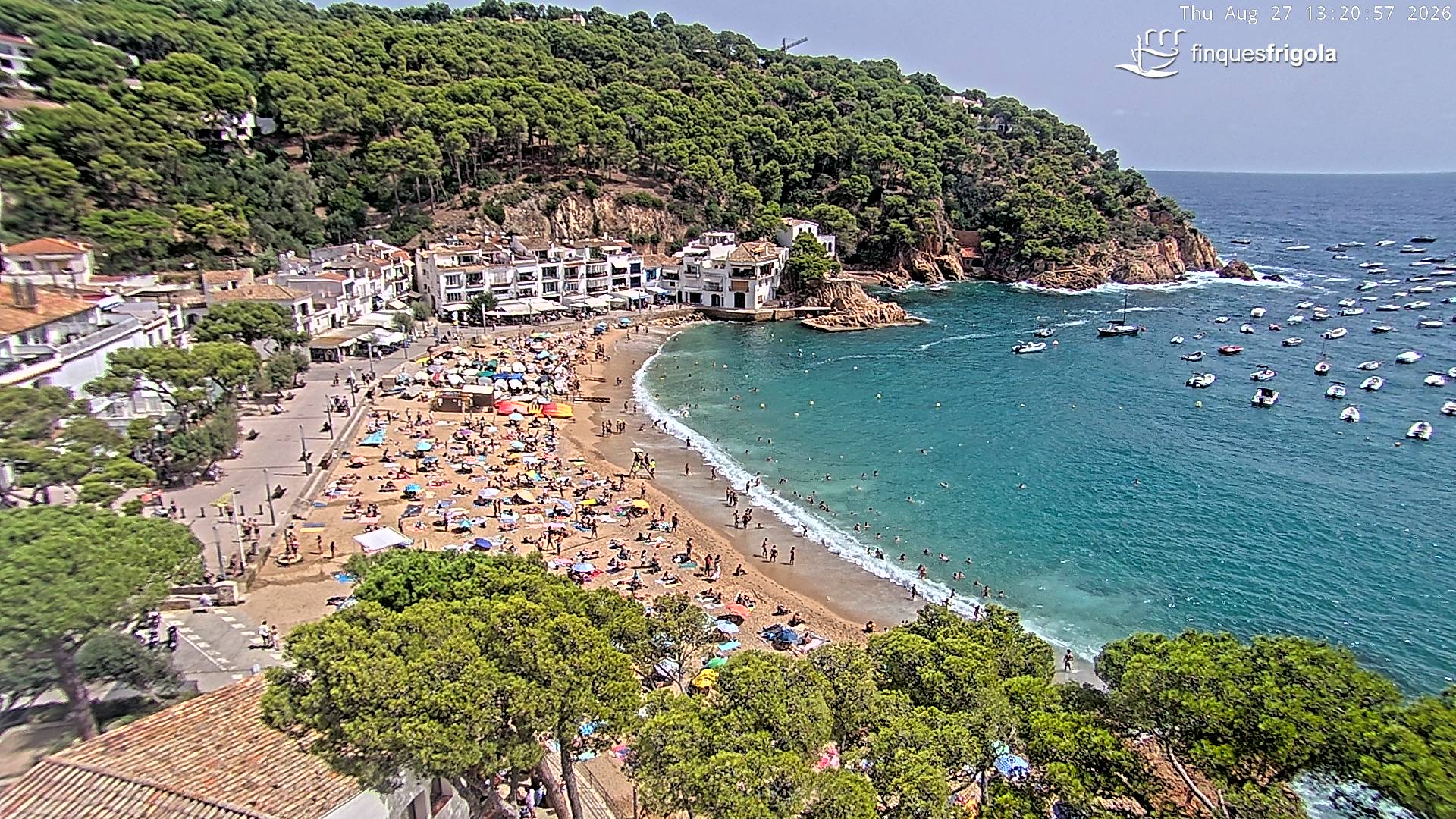 Webcam de Tamariu playa