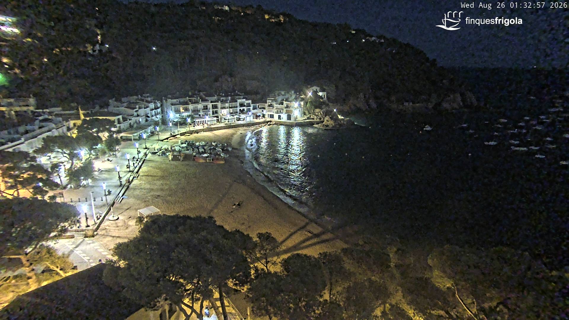 Webcam de Tamariu playa