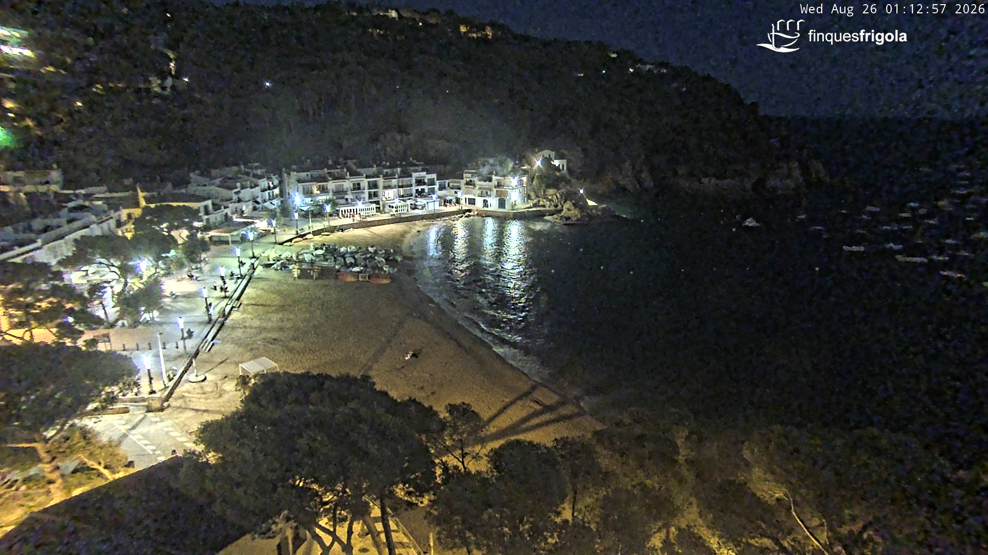 Webcam de Tamariu playa