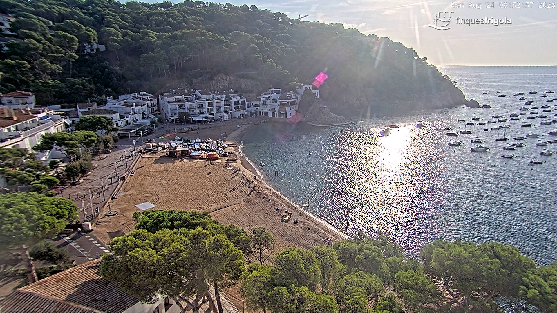 Webcam de Tamariu playa
