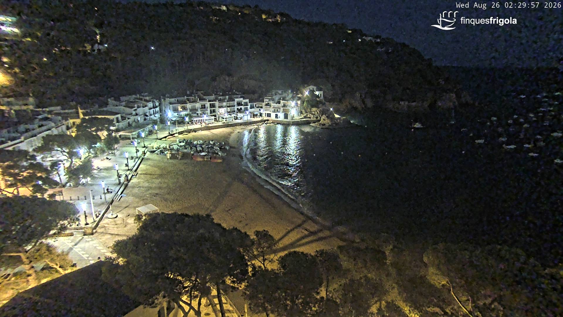 Webcam de Tamariu playa