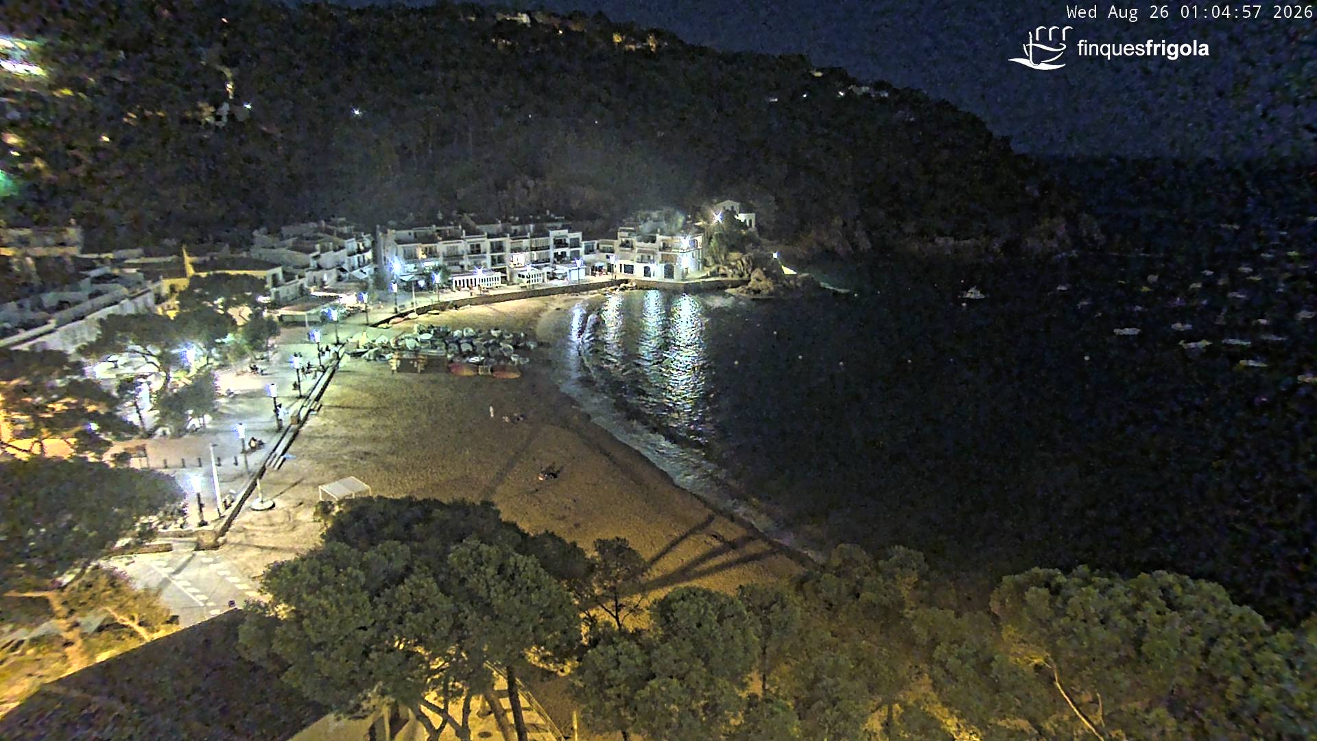Webcam de Tamariu playa