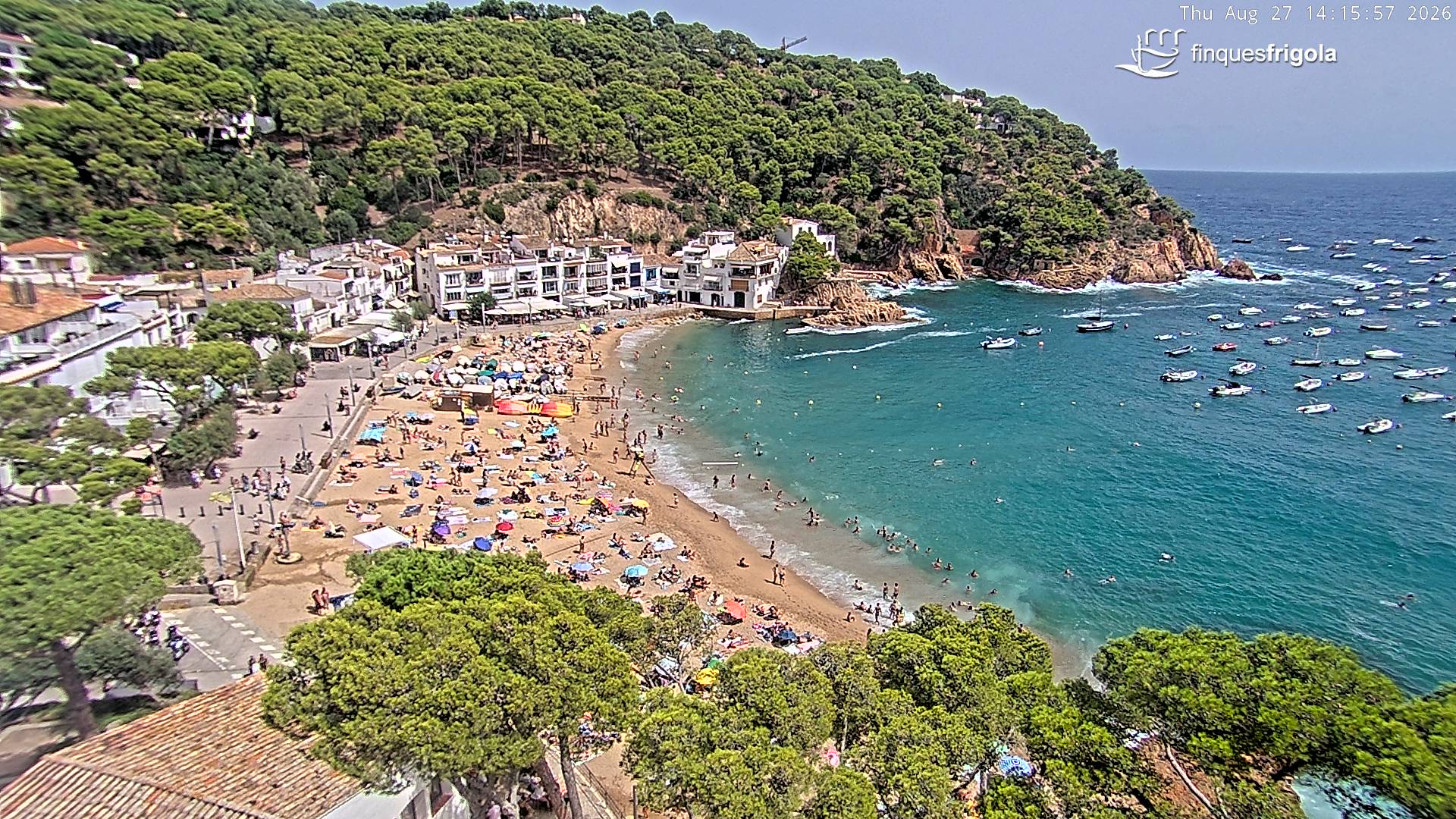 Webcam de Tamariu playa