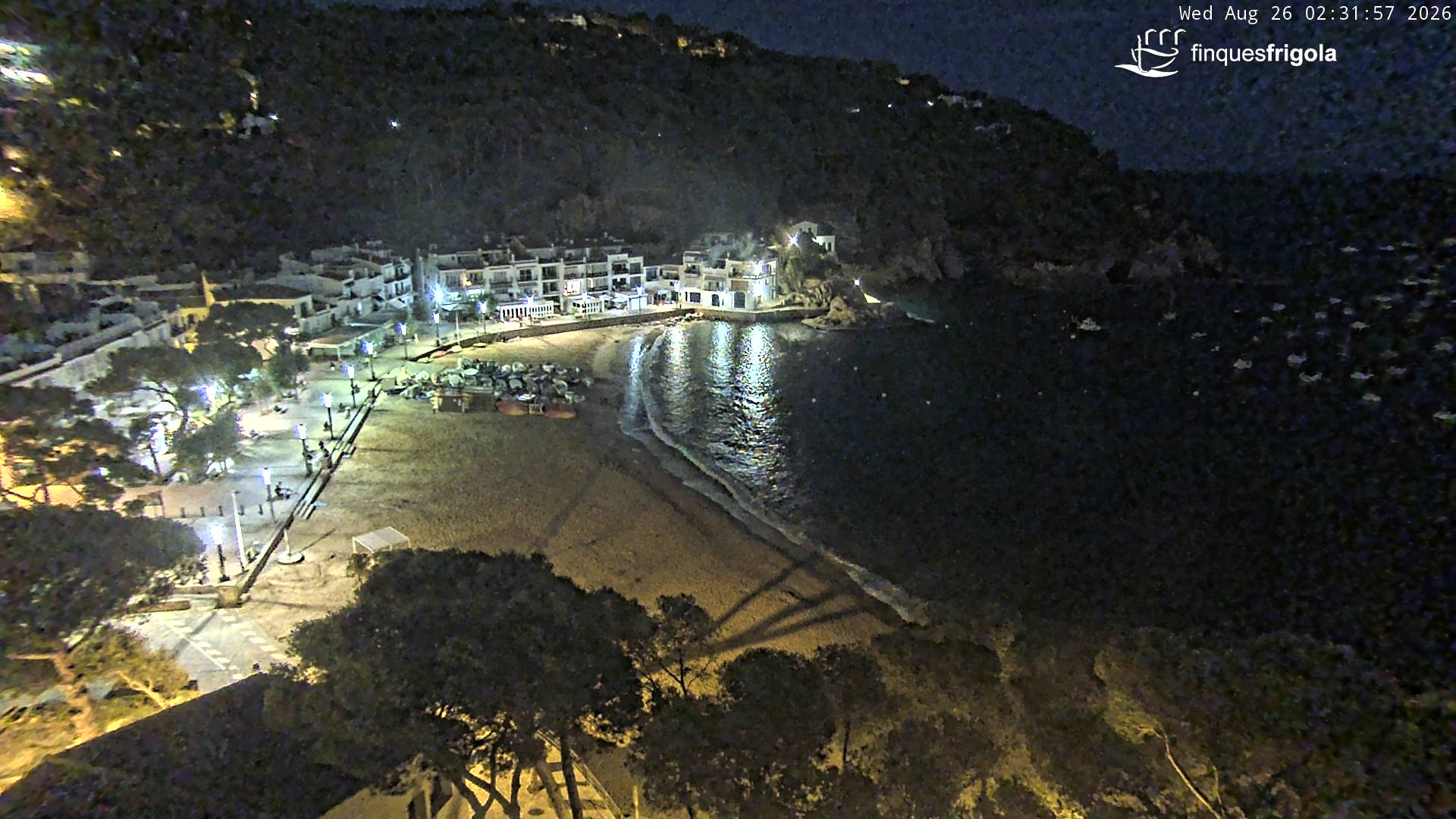 Webcam de Tamariu playa