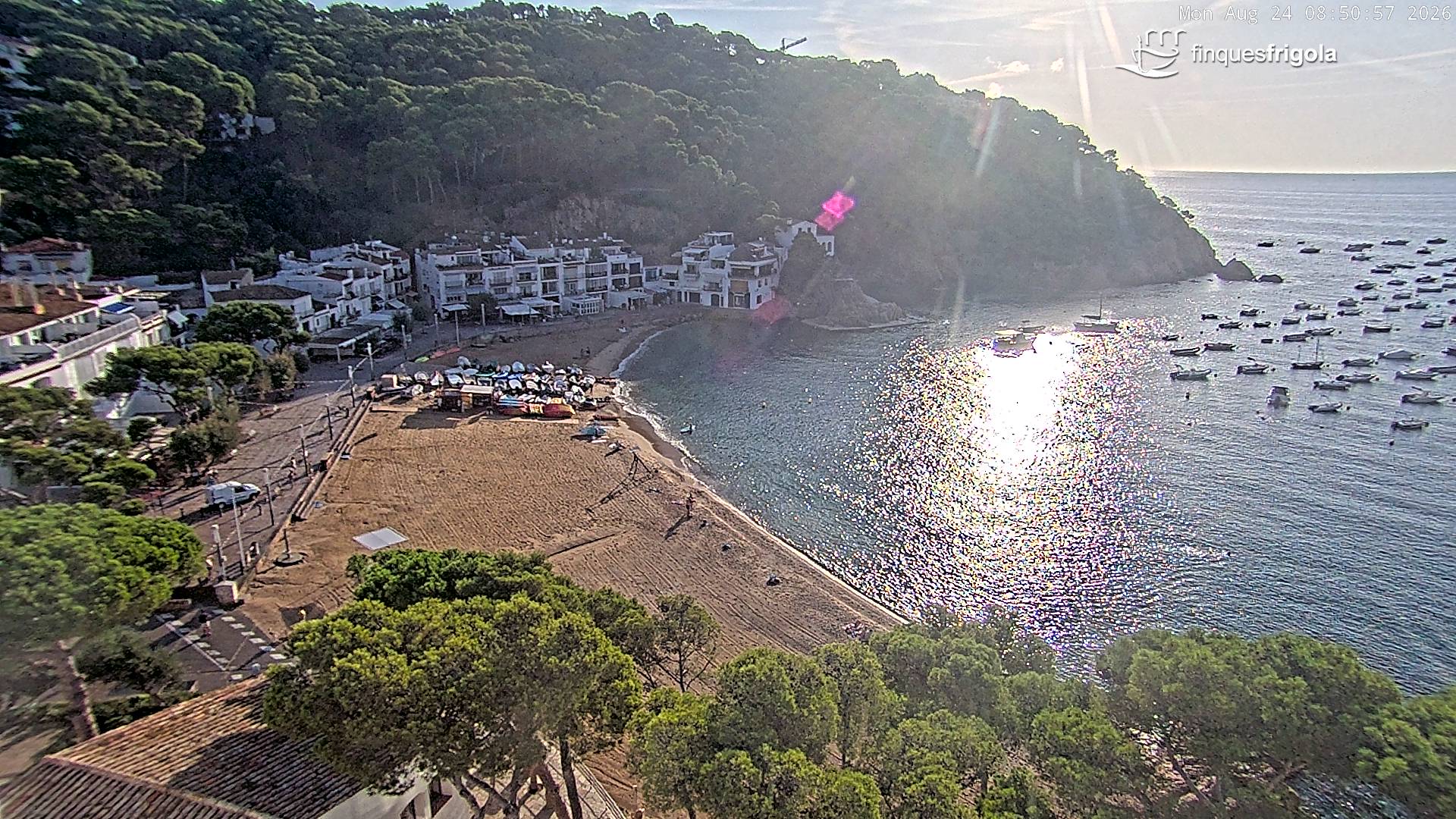 Webcam de Tamariu playa