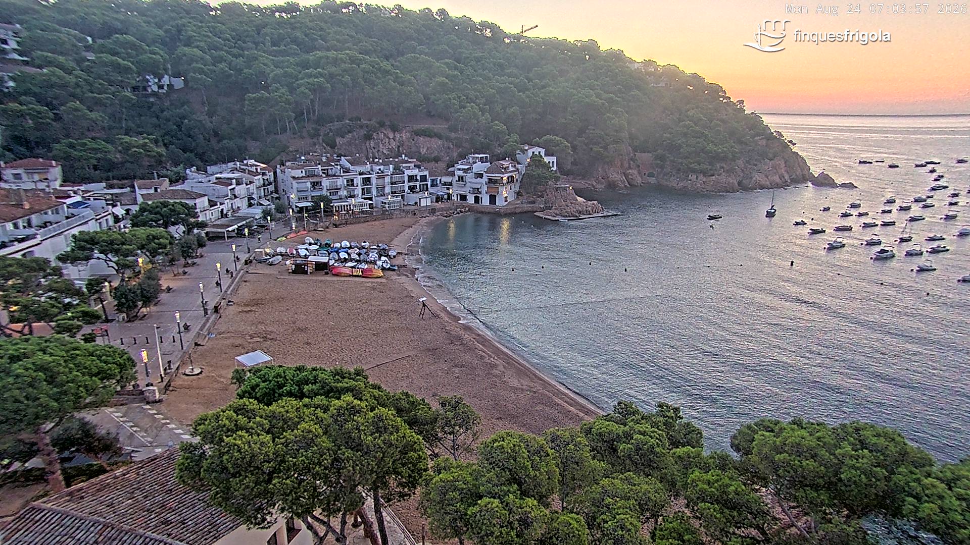 Webcam de Tamariu playa