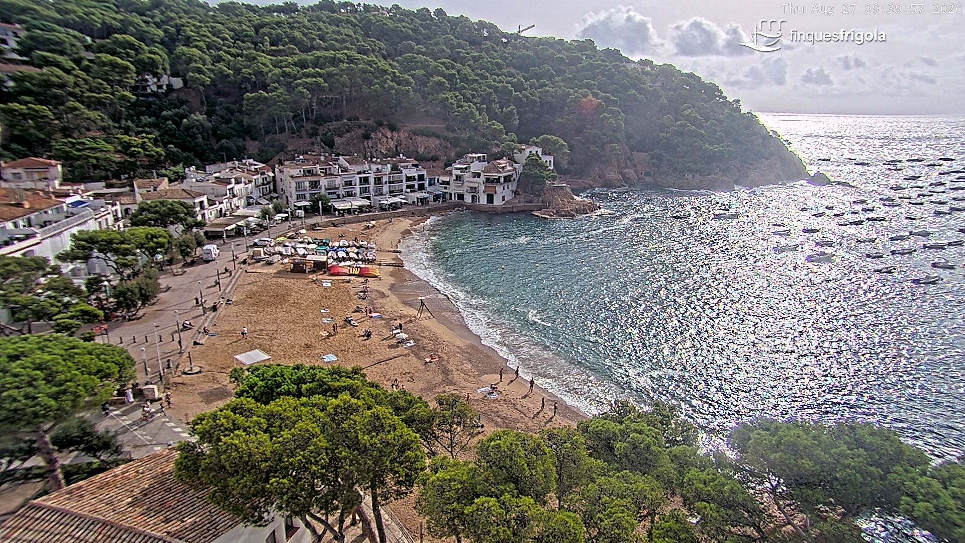 Webcam de Tamariu playa