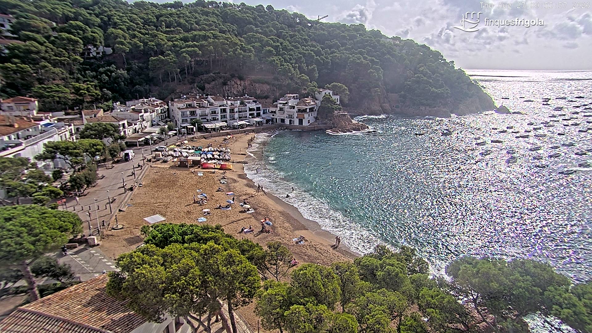 Webcam de Tamariu playa
