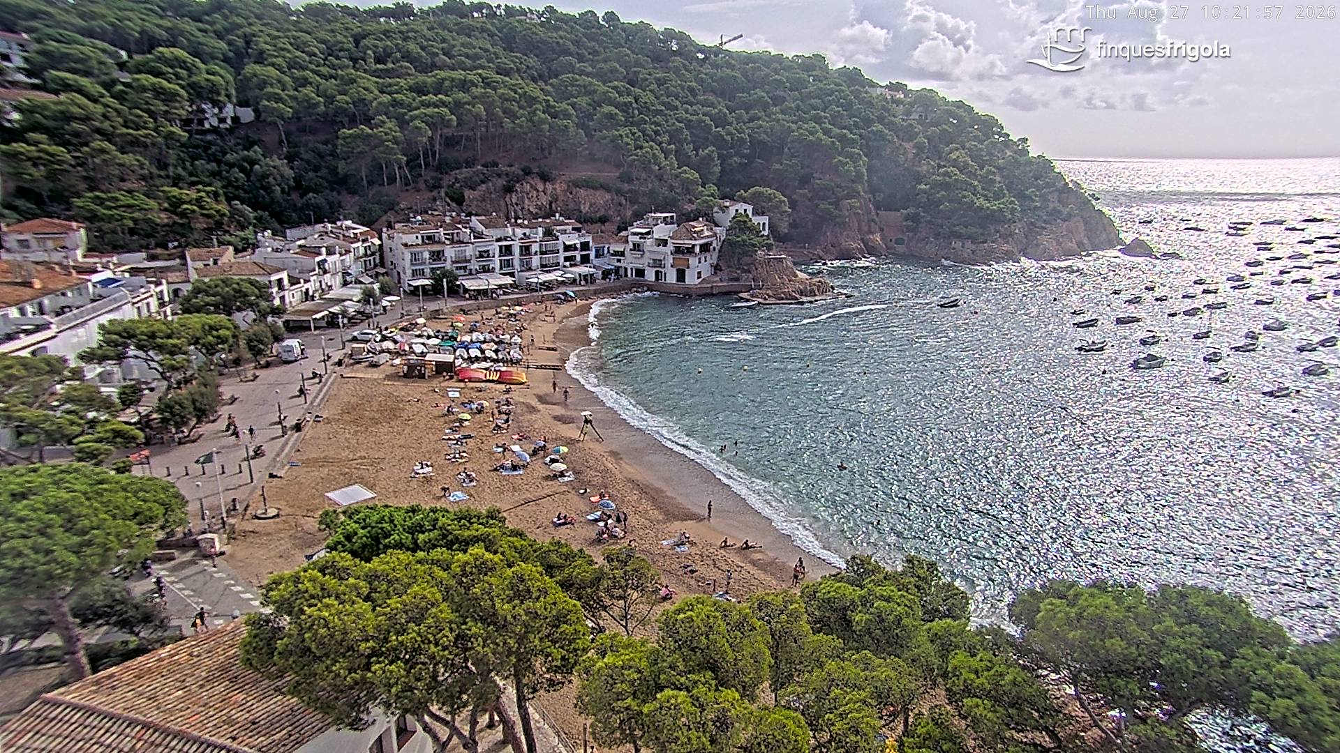 Webcam de Tamariu playa