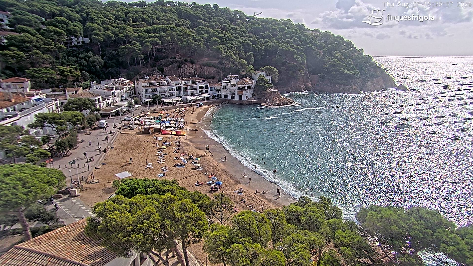 Webcam de Tamariu playa