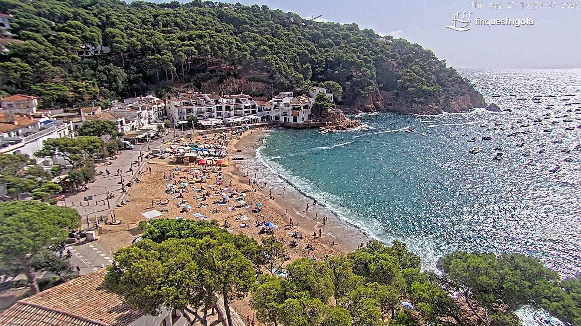 Webcam de Tamariu playa