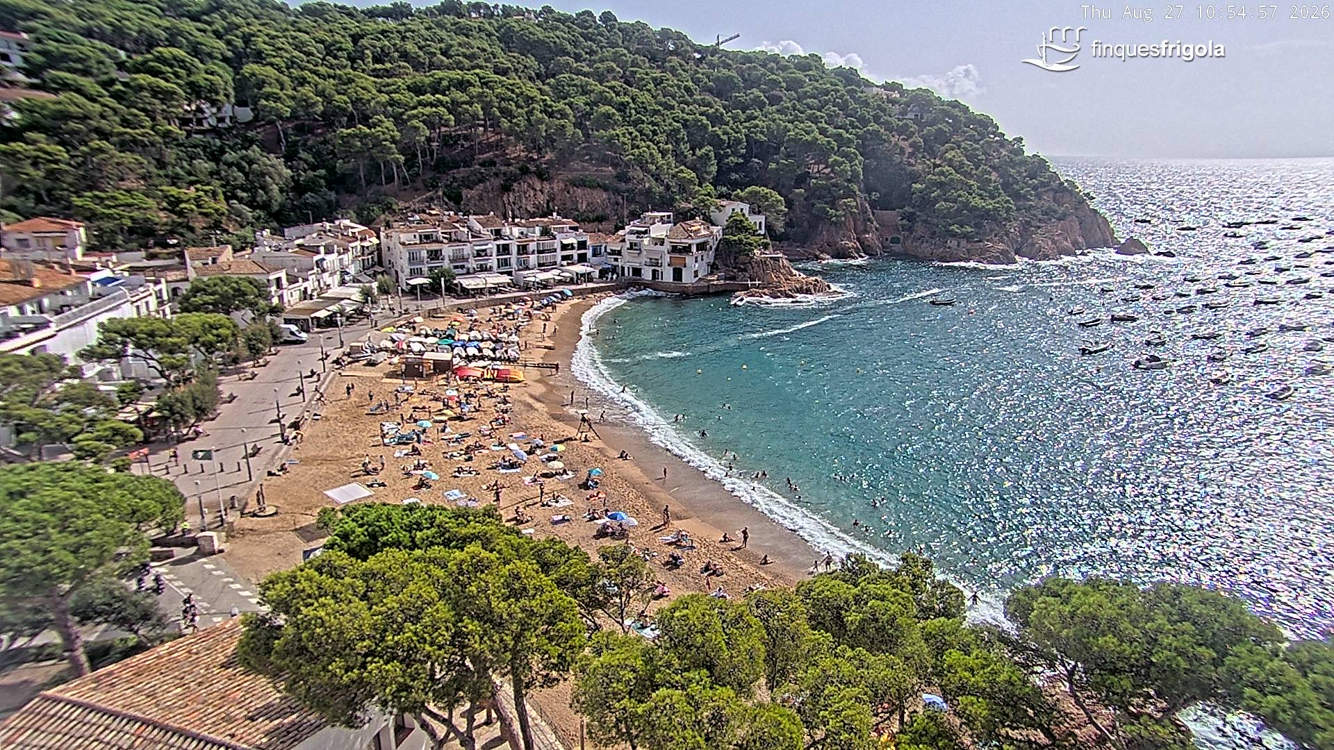 Webcam de Tamariu playa