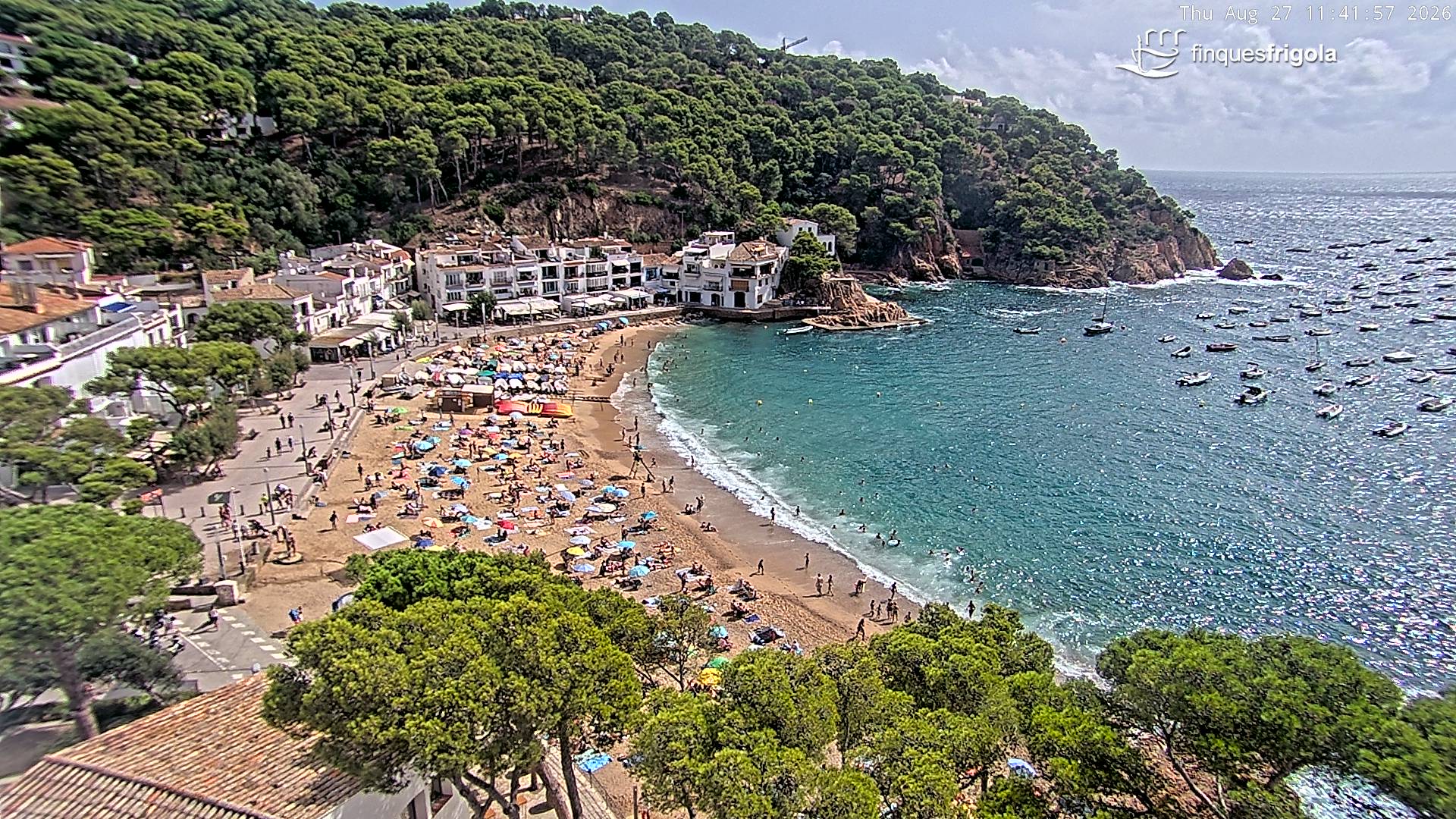 Webcam de Tamariu playa