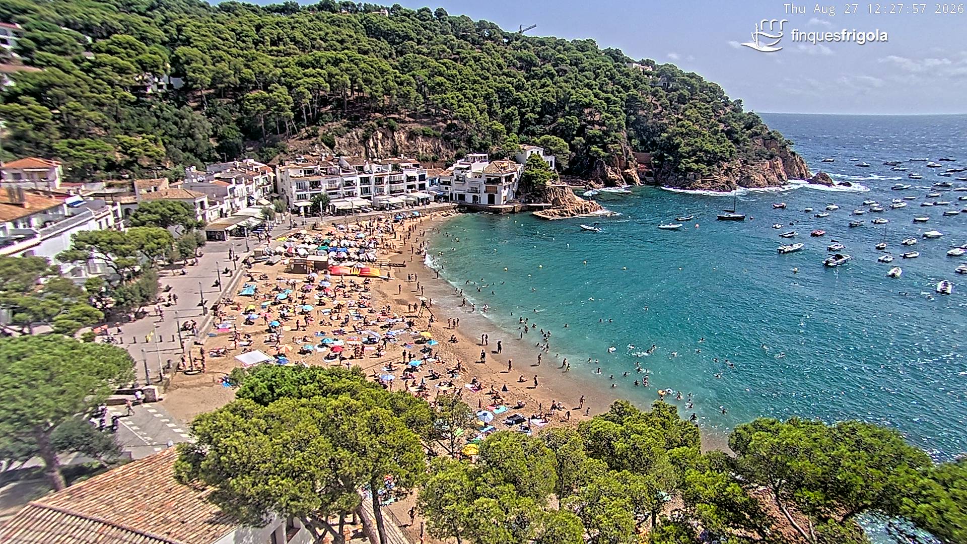 Webcam de Tamariu playa