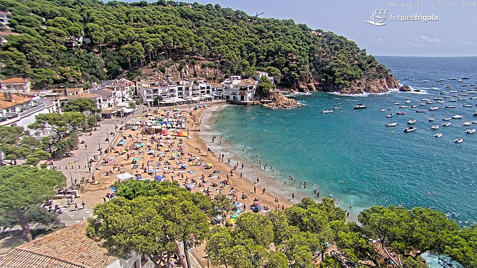 Webcam de Tamariu playa