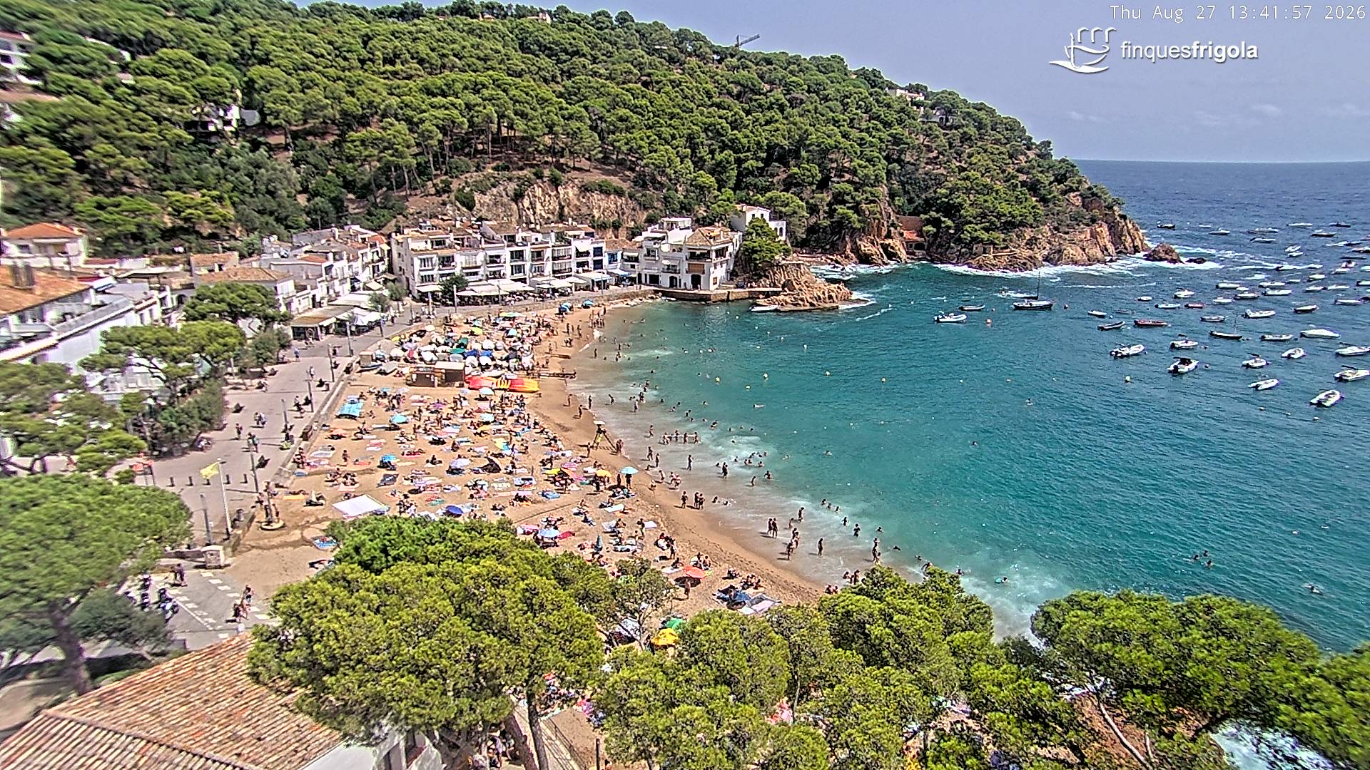 Webcam de Tamariu playa