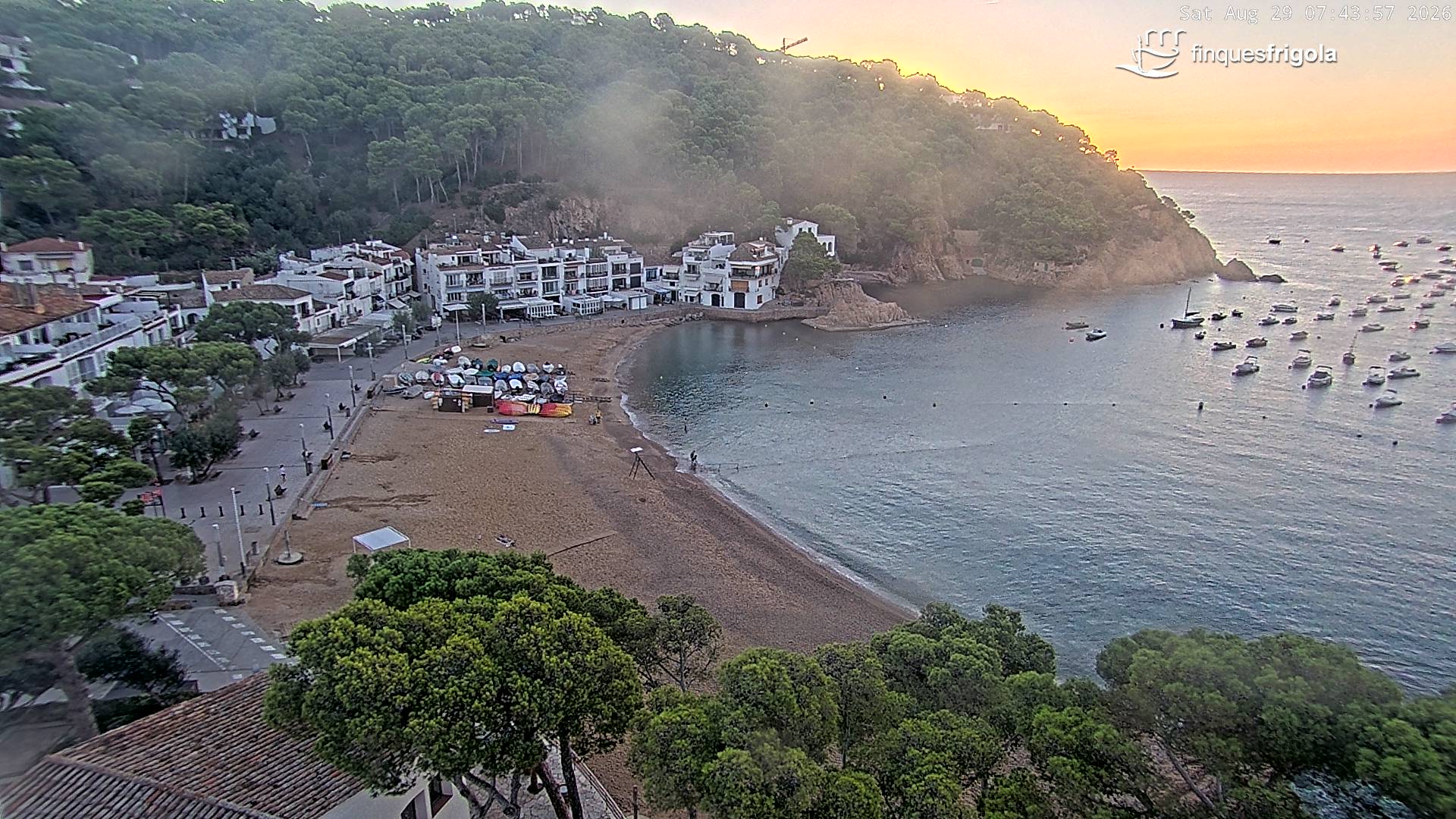 Webcam de Tamariu playa