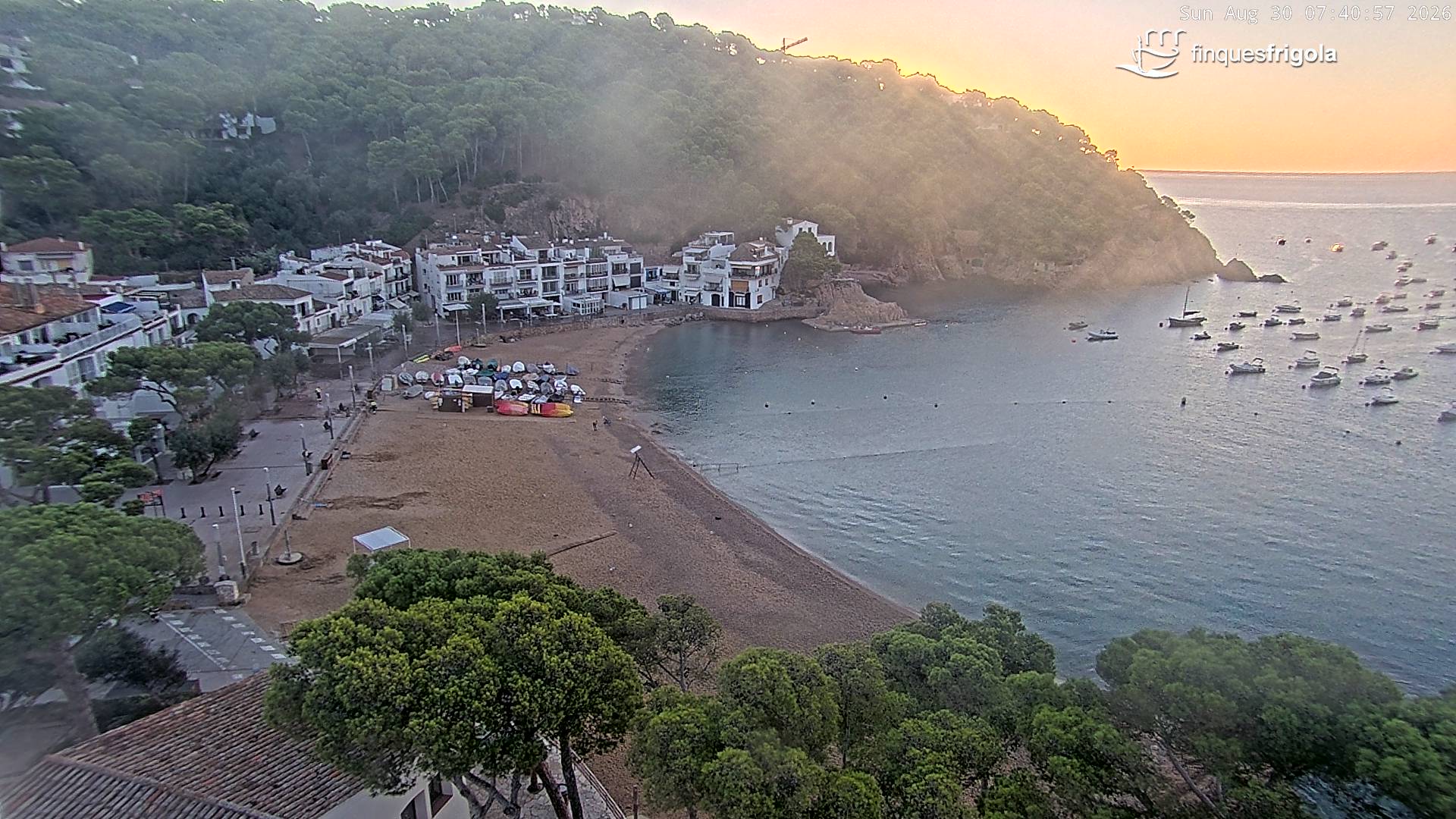 Webcam de Tamariu playa